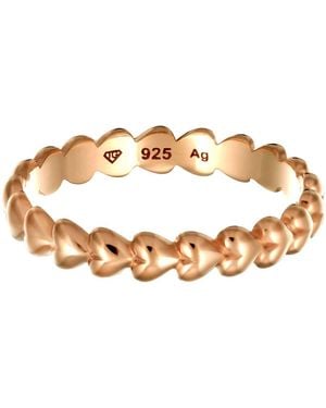 Elli Jewelry Ring Heart - Weiß