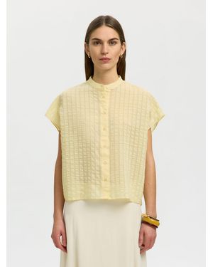 SELECTED Bluse - Natur