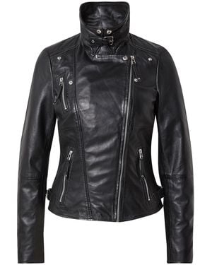 Freaky Nation Lederjacke Bikerprincess - Schwarz