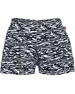 Joop! Lounge Shorts Animal Print - Blau