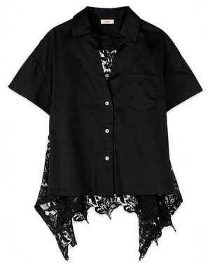 Oltre Bluse - Schwarz