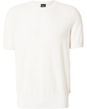 BOSS Pullover Laruso - Weiß
