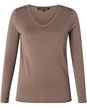 Base Level Curvy Pullover - Braun