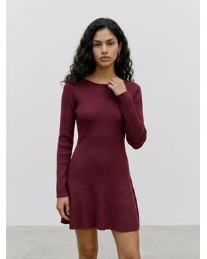 Vero Moda Kleid Vmgold Lux - Rot