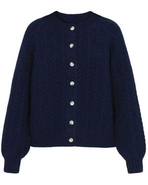 usha BLUE LABEL Strickjacke - Blau