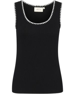 Cream Top 'Crribba' - Schwarz