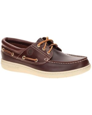 Timberland Slipper Portofino Pier Schuhe Dunkelrot Bootsschuhe 0A6Cxm - Braun