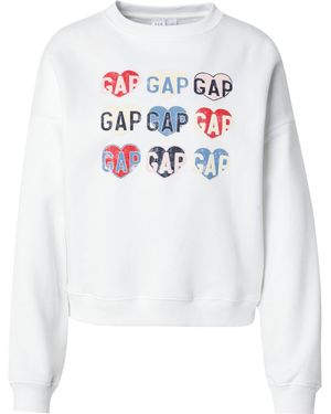 Gap Sweatshirt 'Heritage' - Weiß