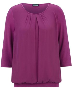 Goldner Bluse - Lila