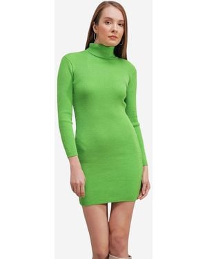 Bigdart Strickkleid - Grün