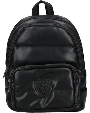 Blauer Rucksack - Schwarz