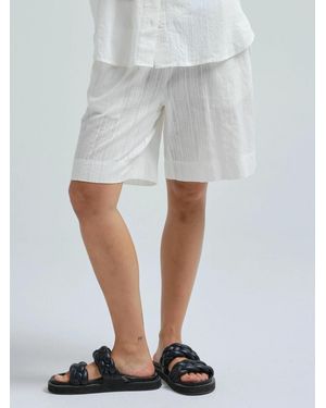 Seamless Basic Shorts - Weiß