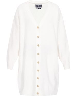 DreiMaster Maritim Strickjacke - Weiß