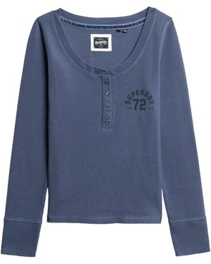 Superdry Shirt - Blau