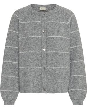 Fransa Strickjacke Frkendra Car 1 - Grau