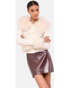 Lipsy Strickjacke - Weiß