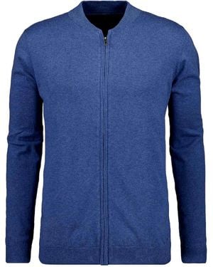 RAGMAN Strickjacke Baseball - Blau
