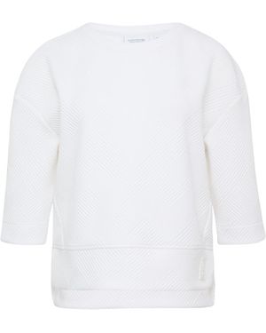 comma casual identity Sweatshirt - Weiß