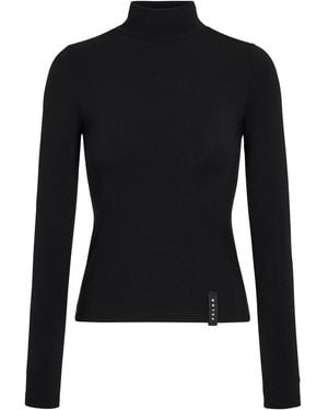 FALKE Shirt Premium Merino Wool - Schwarz