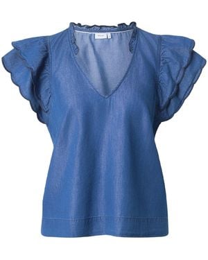 Numph Bluse Philly - Blau