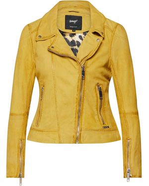 Maze Lederjacke Romie - Gelb