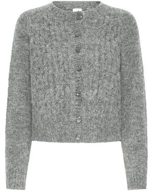 Ichi Strickjacke Ihbelablue - Grau