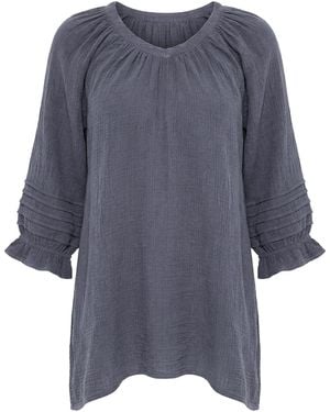 Ulla Popken Tunika - Blau