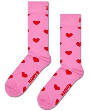 Happy Socks Socken Heart Sock - Pink