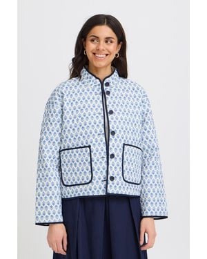 Fransa Übergangsjacke Frclaudine - Blau