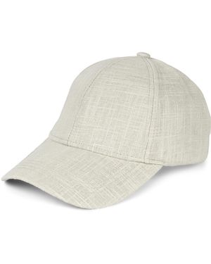 styleBREAKER Cap Leinen Baseball Cap - Natur