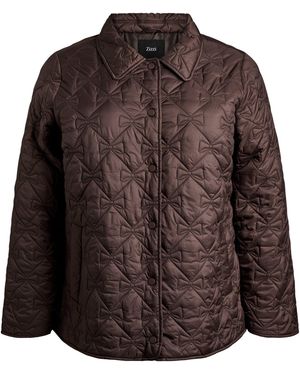 Zizzi Übergangsjacke - Braun