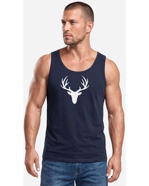 Neverless Shirt Hirsch - Blau