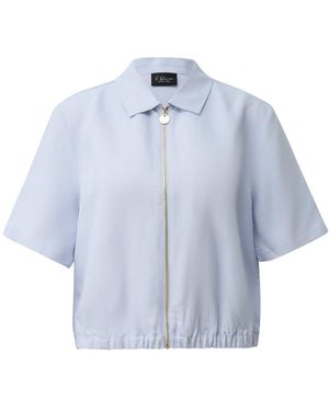 S.oliver Oliver Label Bluse - Blau