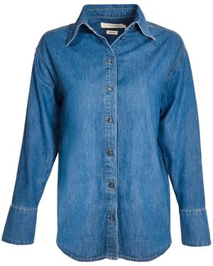 ORGANICATION Shirt - Blau