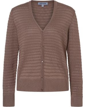 MORE&MORE Strickjacke - Braun