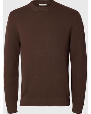 SELECTED Pullover - Braun