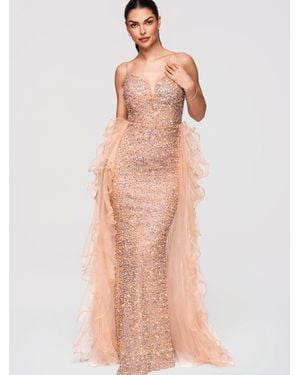 Ombre Abendkleid - Pink