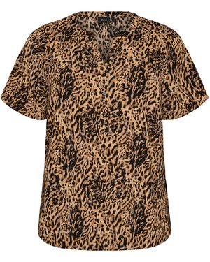 Zizzi Bluse Caanni - Braun