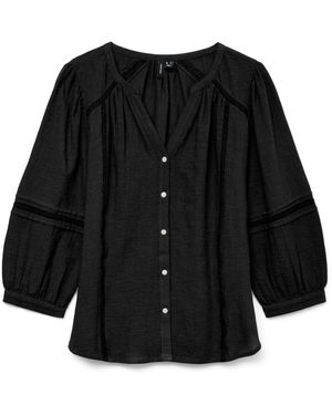 Vero Moda Bluse 'Vmolya' - Schwarz