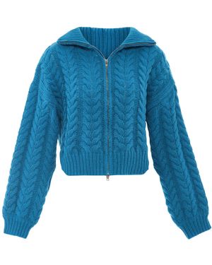 myMo Strickjacke - Blau