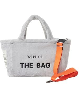 VINT+ Vint Handtasche Fluffy Bag Small - Weiß
