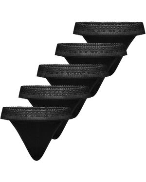 Mey String Modal Lace - Schwarz