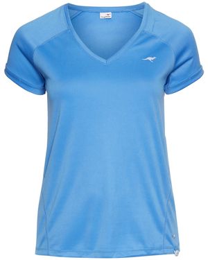Kangaroos Funktionsshirt - Blau