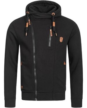 INDICODE Sweatjacke Elm - Schwarz