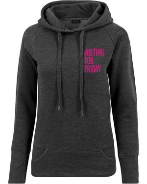 Merchcode Sweatshirt Waiting For Friday - Schwarz