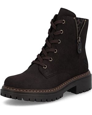Rieker Schnürstiefelette - Schwarz