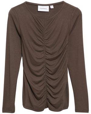 Comma, Shirt - Braun