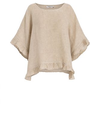 Haris Cotton Bluse - Natur