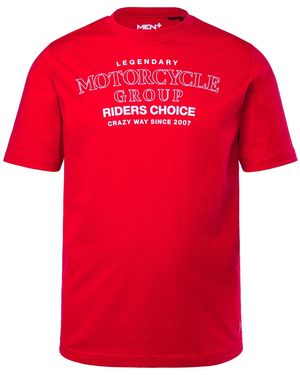 Men Plus T-Shirt - Rot