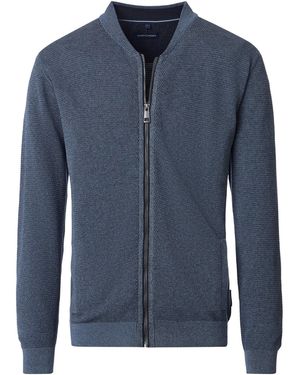 CASA MODA Strickjacke Basic - Blau